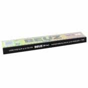 Beuz Xtra Slim Long Brown Unbleached Rolling Papers 125mm Tips 24 Booklets 3
