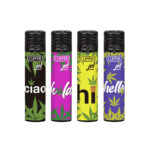 Clipper Lighters Jet Flame Good Vibes Only (24stk/display)