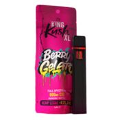 King Kush XL 800mg CBD Einweg Vape Pen 1ml (10stk/display) 2 King Kush XL Berry Gelato 800mg CBD Disposable Vape Pen 10pcsdisplay Wholesale 1 1