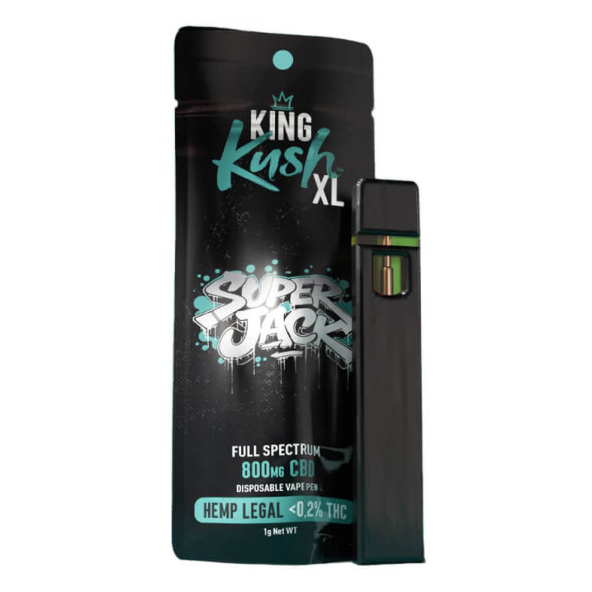 King-Kush-XL-super-Jack-800mg-CBD-disposable-vape-Pen-10pcsdisplay-wholesale-1 King Kush XL Super Jack 800mg CBD Disposable Vape Pen 10pcsdisplay Wholesale 1 1