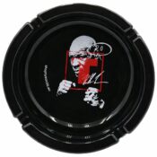 Tyson 2.0 Boxing Mike Glass Ashtray Black Wholesale 1 1