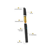 Flowermate Wix Konzentrat Vape Pen Vaporizer Schwarz