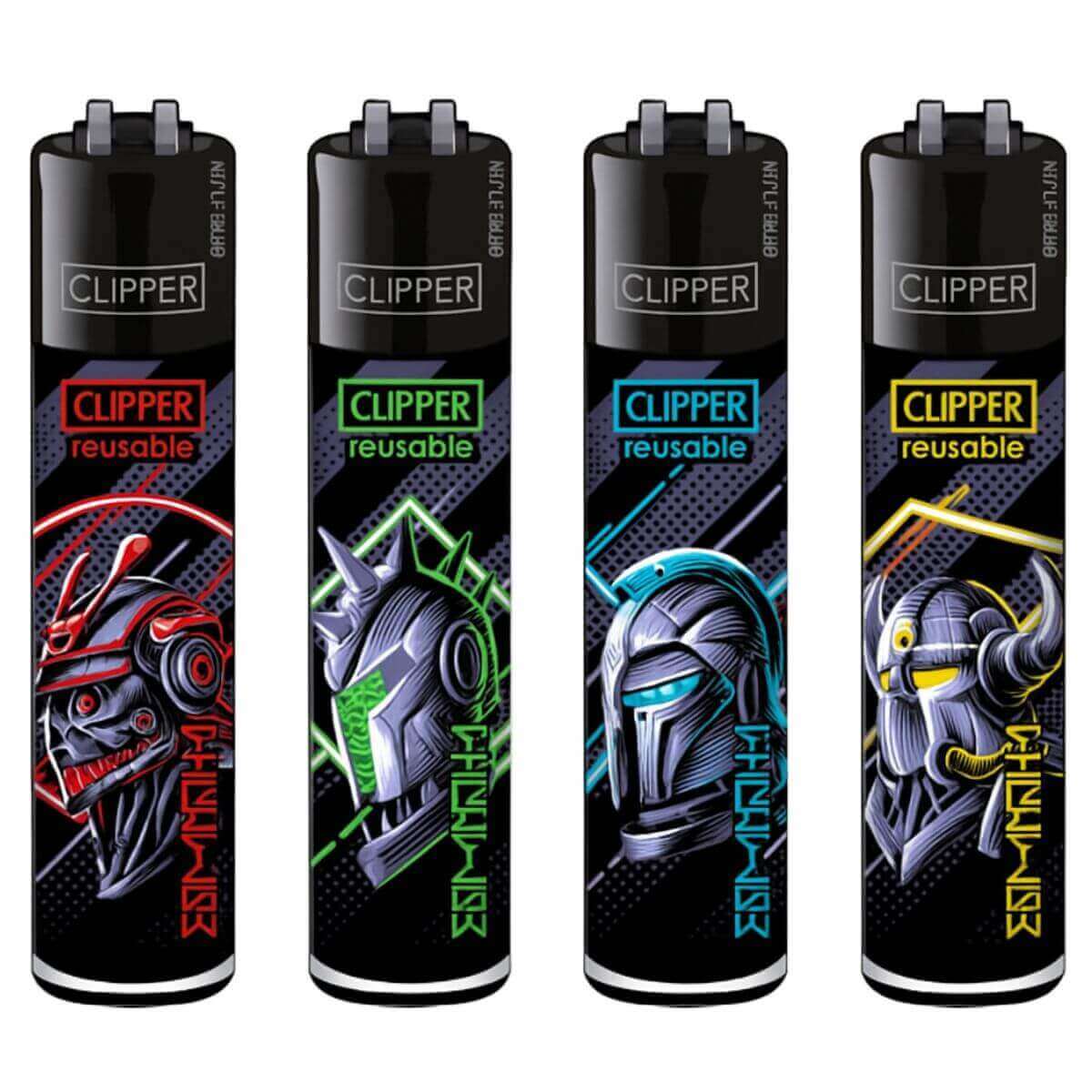 Clipper-lighters-classic-cyborg-warriors Clipper Lighters Classic Cyborg Warriors