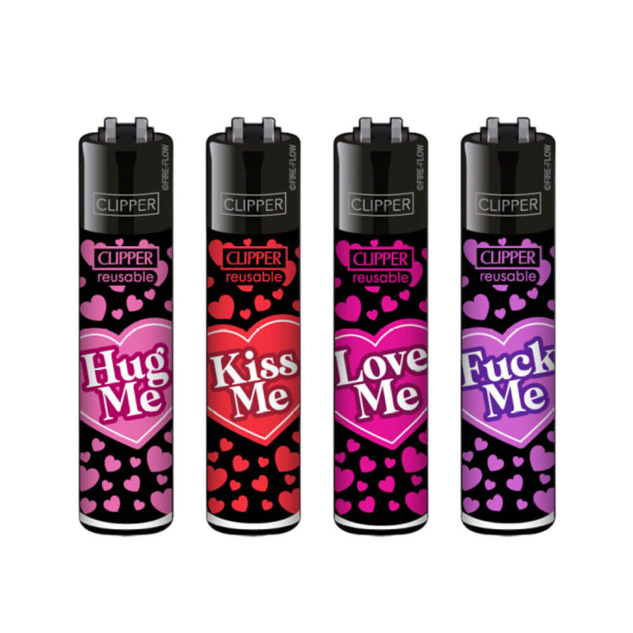 Clipper Lighters Classic Kiss Me #2 (48stk/display)