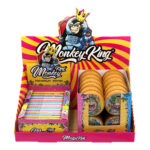 Monkey King Rolling Papers mit Tips und Grinders Psychodelic (48stk/display)