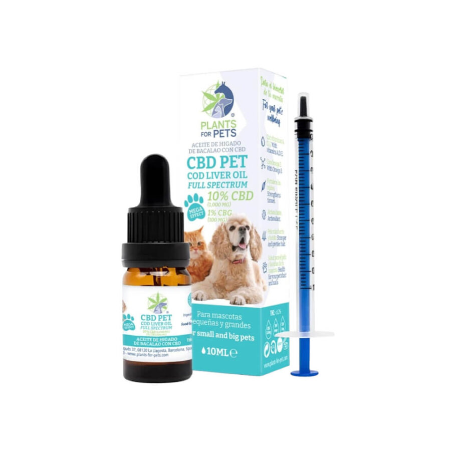 Plants for Pets CBD Haustiere Vollspektrum-Lebertran 10ml