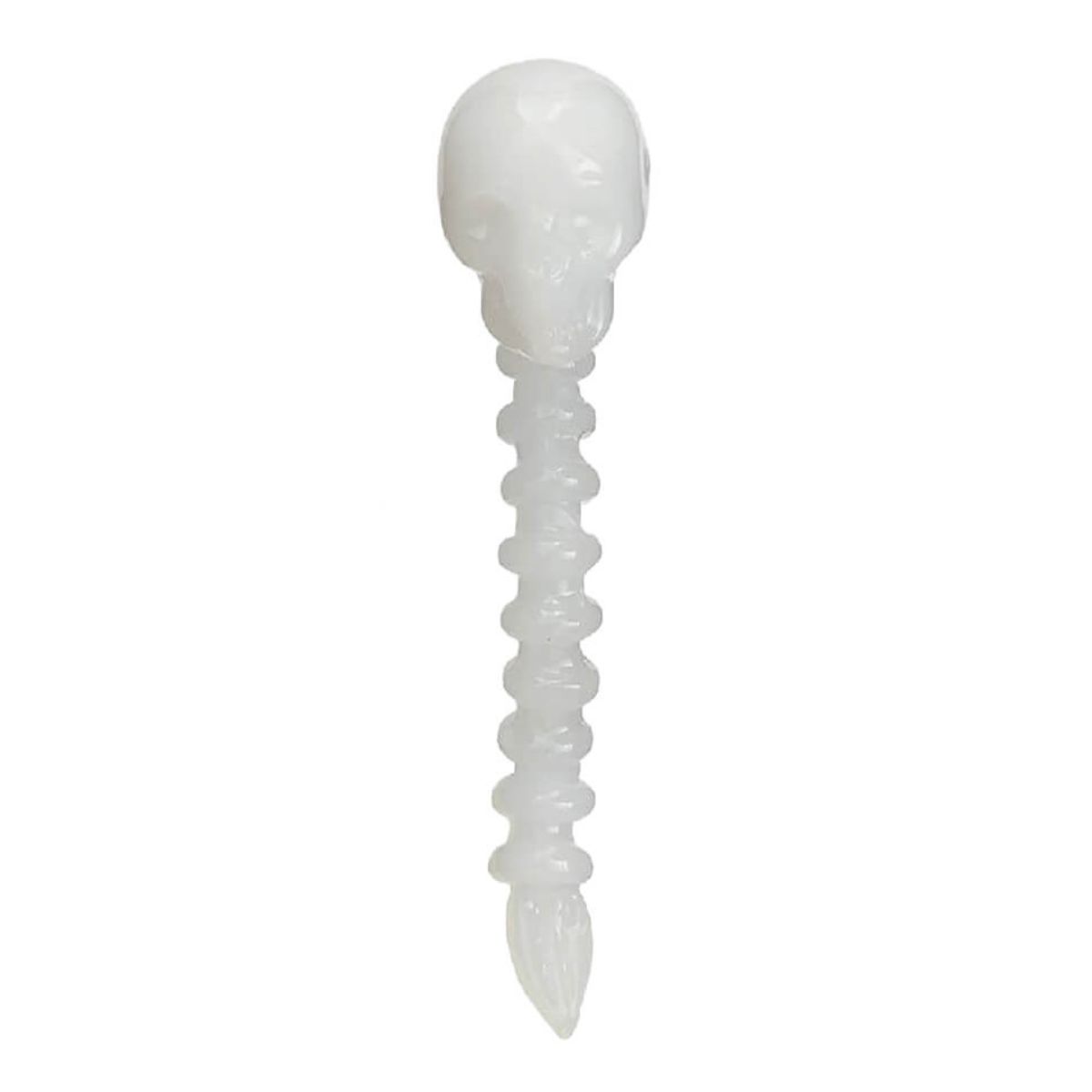 Großhandel-Weißer-Schädel-Glas-Dabber wholesale white skull glass dabber