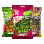 Bubbly Billy Buds CBD Gummy Bears 300mg CBD (40packungen/karton) Bubbly Billy Buds CBD Gummy Bears Combined 300mg CBD 40packsbox Wholesale 1