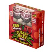 Bubbly Billy Buds CBD Lollipops Sour Raspberry 10mg CBD 5pcs Per Pack 12packsdisplay Wholesale 7 1