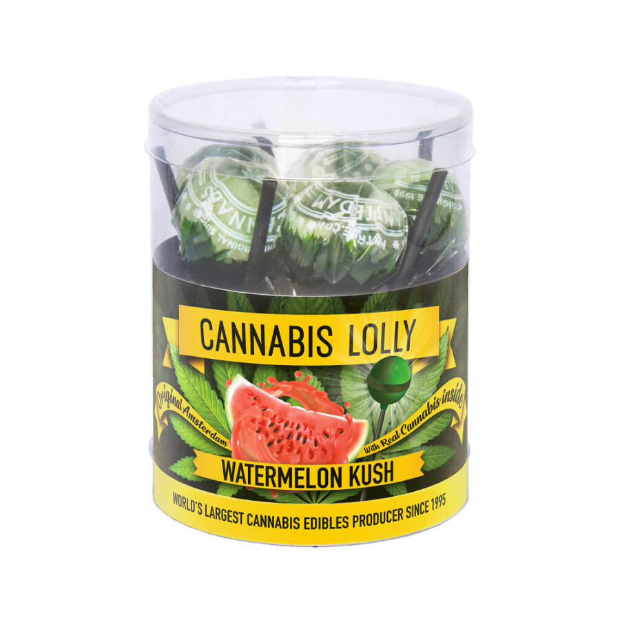 Cannabis Lollipops Wassermelone Kush Geschmack Geschenkbox 10Stk (12 Packs/Masterbox)