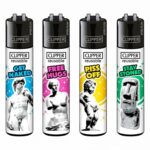 Clipper Lighters Classic Sculptures (48 stk/display) Clipper Lighters Classic Sculptures