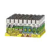 Clipper Lighters Classic Weed Status (48stk/display)