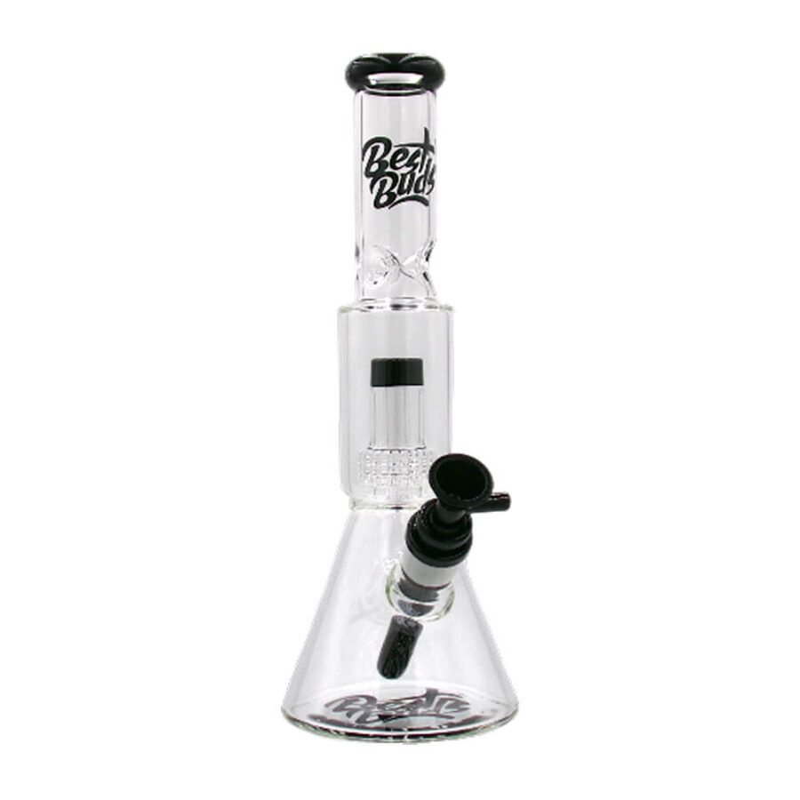 Best Buds Glas Doppelkammer Matrix Perc Bong 31.5cm