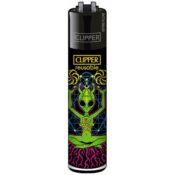 Clipper Lighters Classic Trippy Alien 4