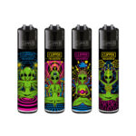 Clipper Lighters Classic Trippy Alien (48stk/display)