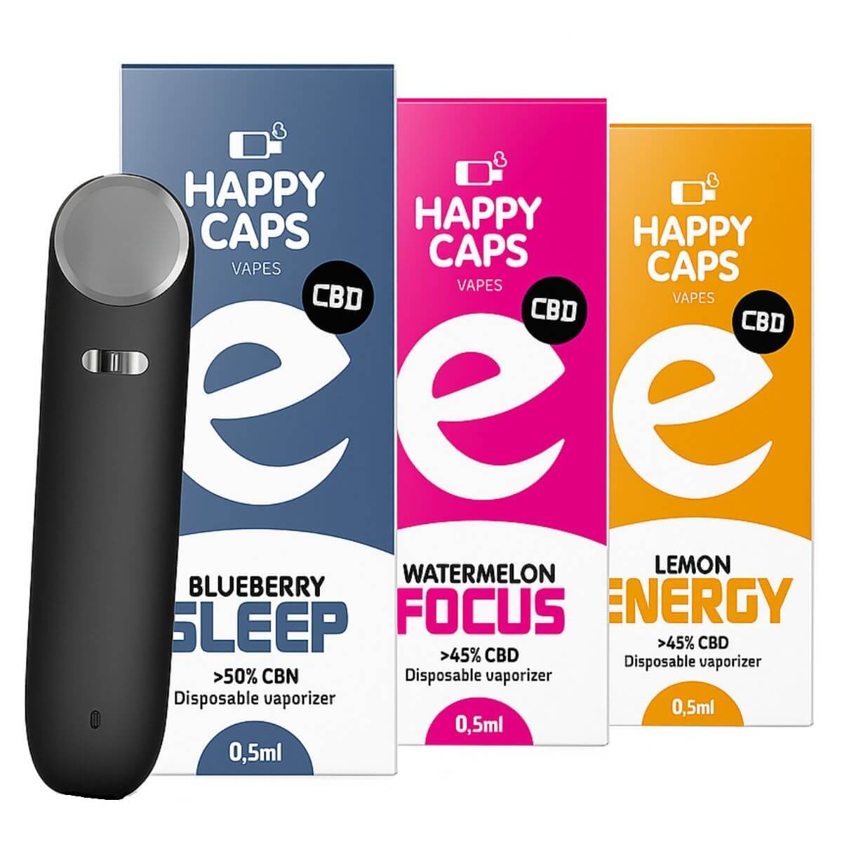 Happy-caps-disposable-vaporizers-5pcsdisplay Happy Caps Disposable Vaporizers 5pcsdisplay 1