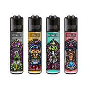 Clipper Feuerzeuge Classic Church Windows (48 Stück:Display) Großhandel-1