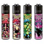 Clipper Lighters Classic Kinky Shrooms (48 stk/display) Clipper Lighters Classic Kinky Shrooms