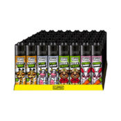 Clipper Feuerzeuge Classic Stoned Animals #2 (48 Stück:Display) Großhandel-2