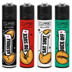 Clipper Lighters Classic Fortune Cookies (48 stk/display) Clipper Lighters Fortune Cookies