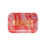 Narcos Metall-Rolltablett in Rosa klein - Großhandel