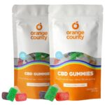 Orange County CBD Gummies Würfel mit gemischtem Fruchtgeschmack Orange County CBD Gummies Mixed Fruit Flavor Cubes