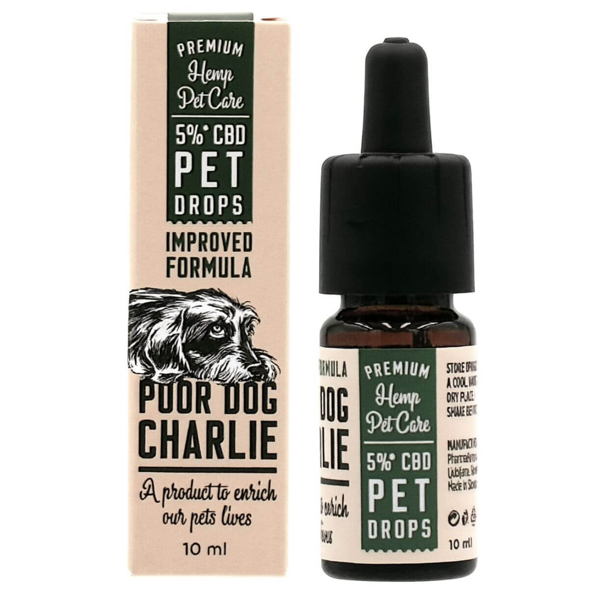 Pharma-Hemp-Poor-Dog-Charlie-5%-CBD-Drops-for-Dogs-10ml Pharma Hemp Poor Dog Charlie 5 CBD Drops for Dogs 10ml