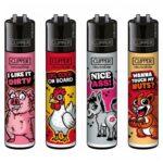 Clipper Lighters Classic Sexy Animals (48 stk/display) Clipper Lighters Classic Sexy Animals