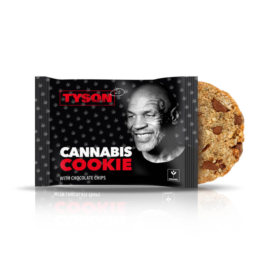 Tyson 2.0 Cannabis-Cookie Schokoladenstückchen (10 Stk.:Display)-Großhandel 2