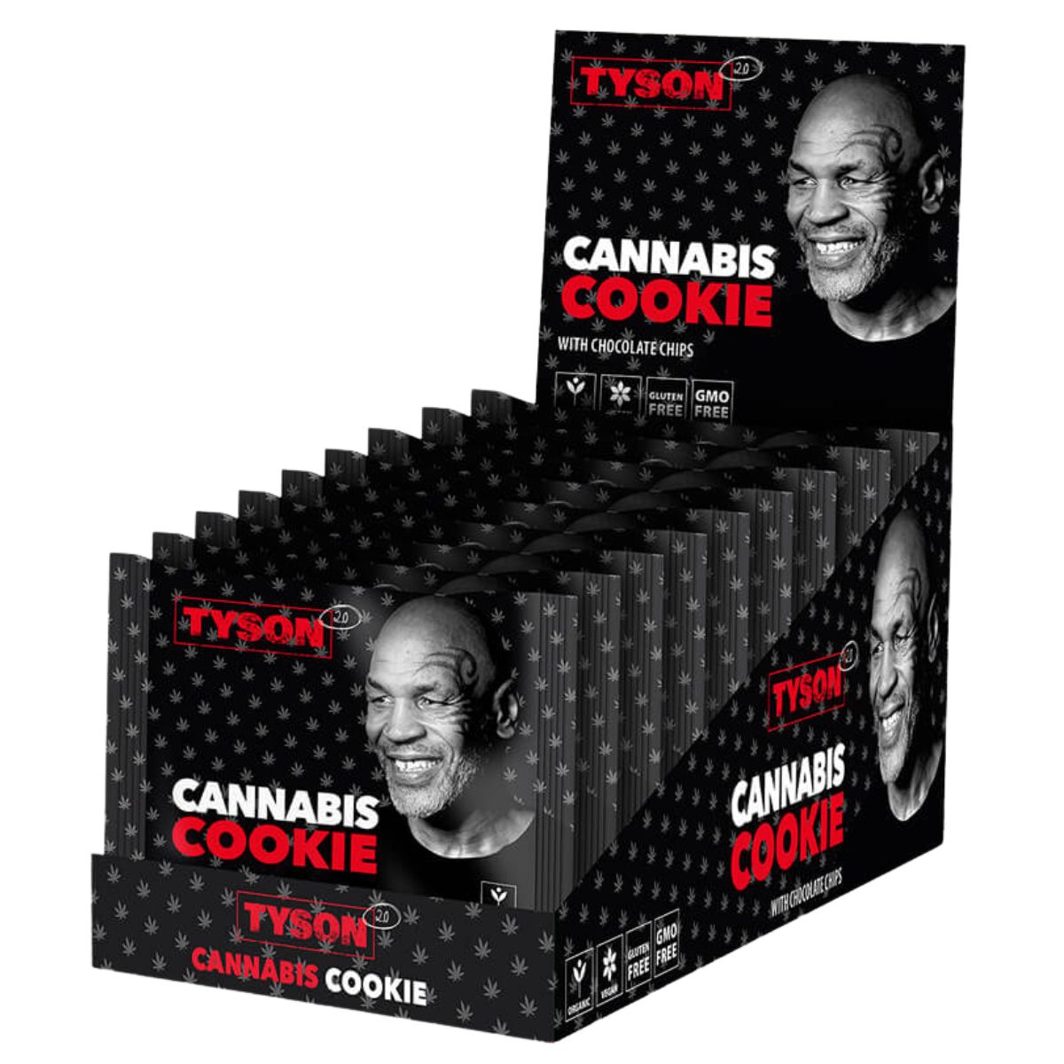 Tyson 2.0 Cannabis Cookie Chocolate Chips (10 Stk./Display) Tyson 2.0 Cannabis Cookie Chocolate Chips 10pcsdisplay