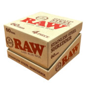 RAW Edelstahl Grinder 50-60mm 4-teilig mit Geschenkbox 3 wholesale raw metal grinder stainless 1