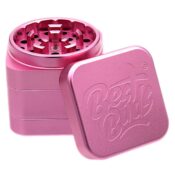 Best Buds The Cube Aluminium Grinder 4-teilig (50mm) 3 Best Buds The Cube Aluminium Grinder 4 Parts 50mm Pink