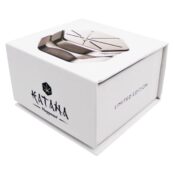 Katana Aluminium Grinder Silver 2 Parts–60mm 2