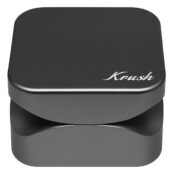 Krush Kube 2.0 Black Aluminium Grinder 2 Parts 55mm