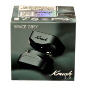 Krush Kube 3.0 Space Grey Aluminium Grinder 3 Parts–55mm
