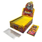 Monkey King Transparentes, 100 % natürliches Zigarettenpapier aus Zellulose (24 Stück/Display) 1 Monkey King Transparent Pink 100 Natural Cellulose Paper 24pcsdisplay