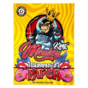 Monkey King Transparentes, 100 % natürliches Zigarettenpapier aus Zellulose (24 Stück/Display) 2 Monkey King Transparent Pink 100 Natural Cellulose Paper 24pcsdisplay 2