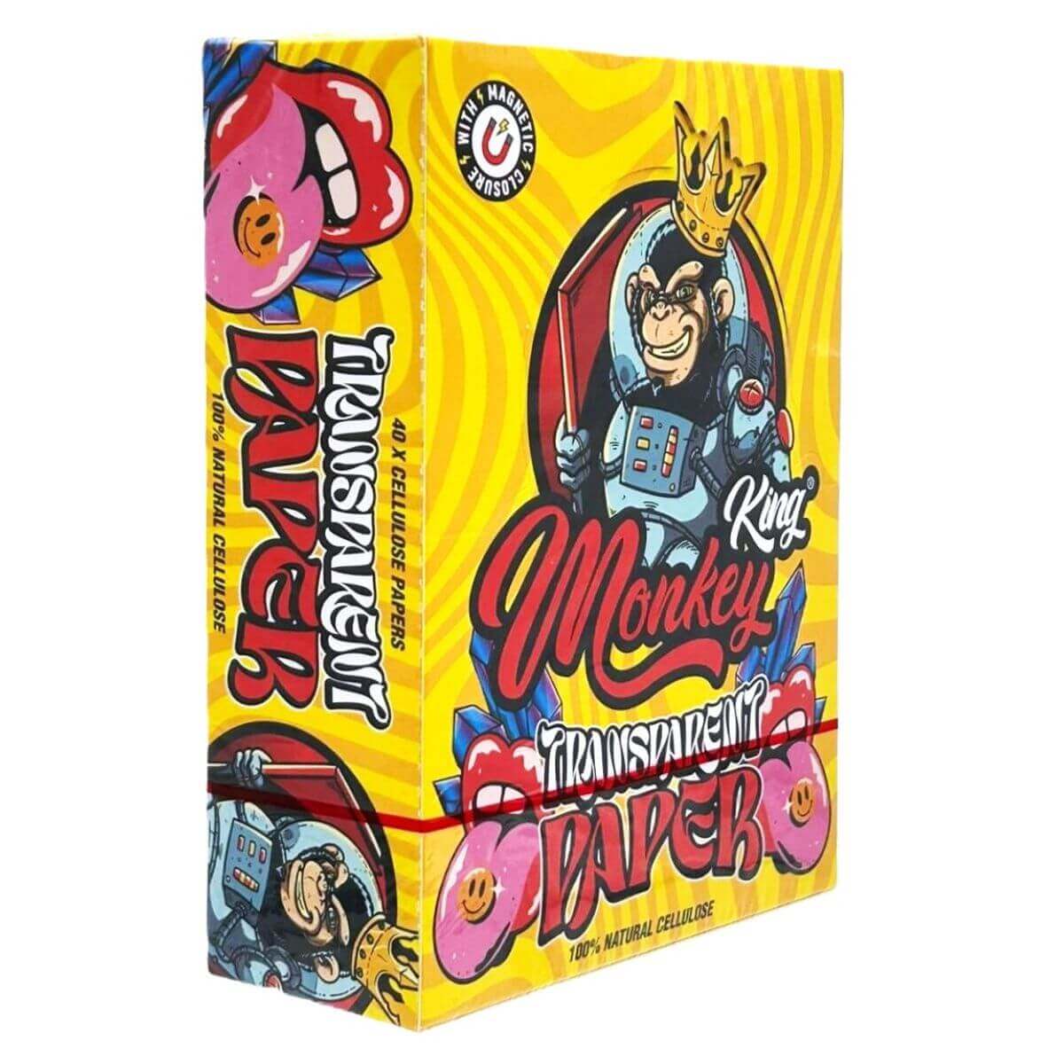 Monkey-King-transparent-Pink-100%-natural-cellulose-paper-(24pcsdisplay)-3 Monkey King Transparent Pink 100 Natural Cellulose Paper 24pcsdisplay 3