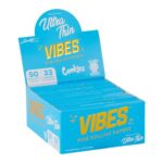 VIBES x COOKIES King Size Slim Ultra Dünne Rolling Papers (50 stk/display) VIBES x COOKIES Rolling Papers King Size Slim Ultra Thin