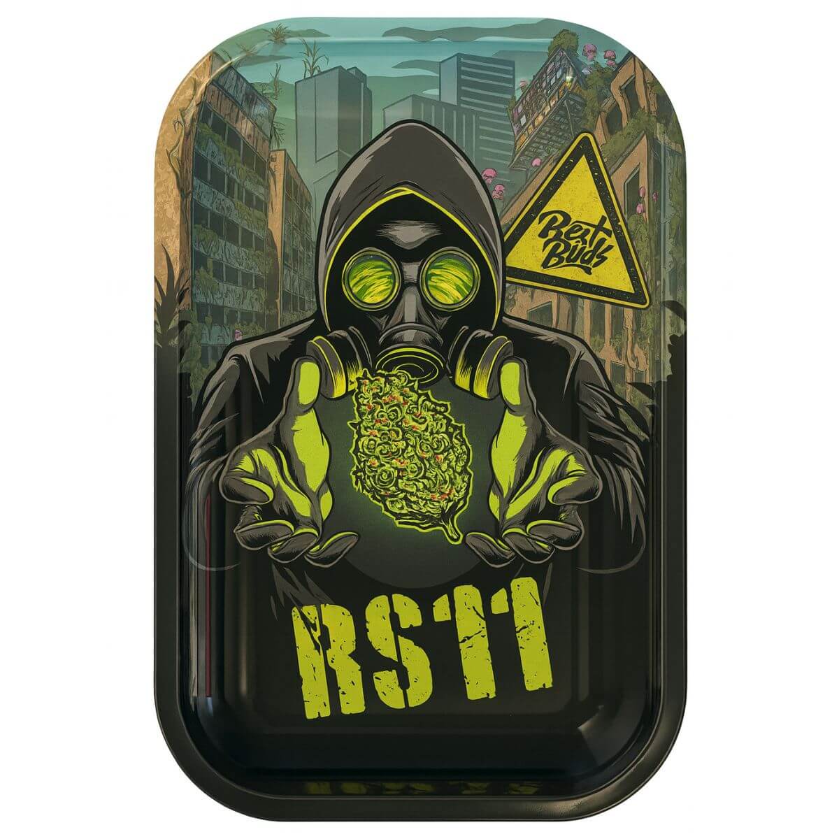 Best-Buds-RS11-Metal-Rolling-Tray-Medium-17x28cm Best Buds RS11 Metal Rolling Tray Medium