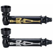 Champ High Black Skeleton Pipe 12pcsdisplay 3