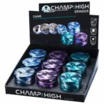 Champ High Camo Grinder 50mm 4 Parts 9pcsdisplay