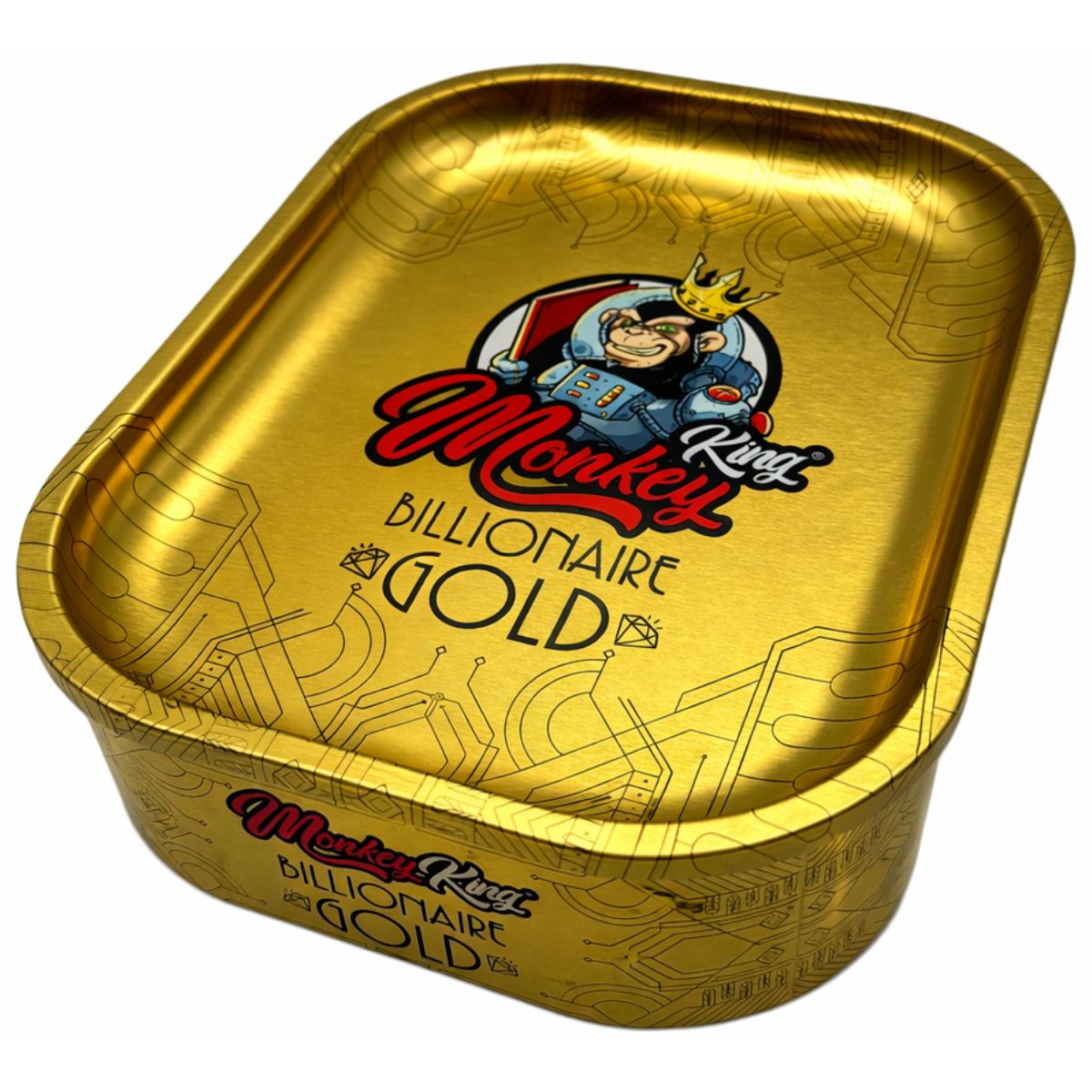 Monkey King Billionaire Gold Rolling Tray Box 18 x 14cm Monkey King Billionaire Gold Rolling Tray Box 18 x 14cm