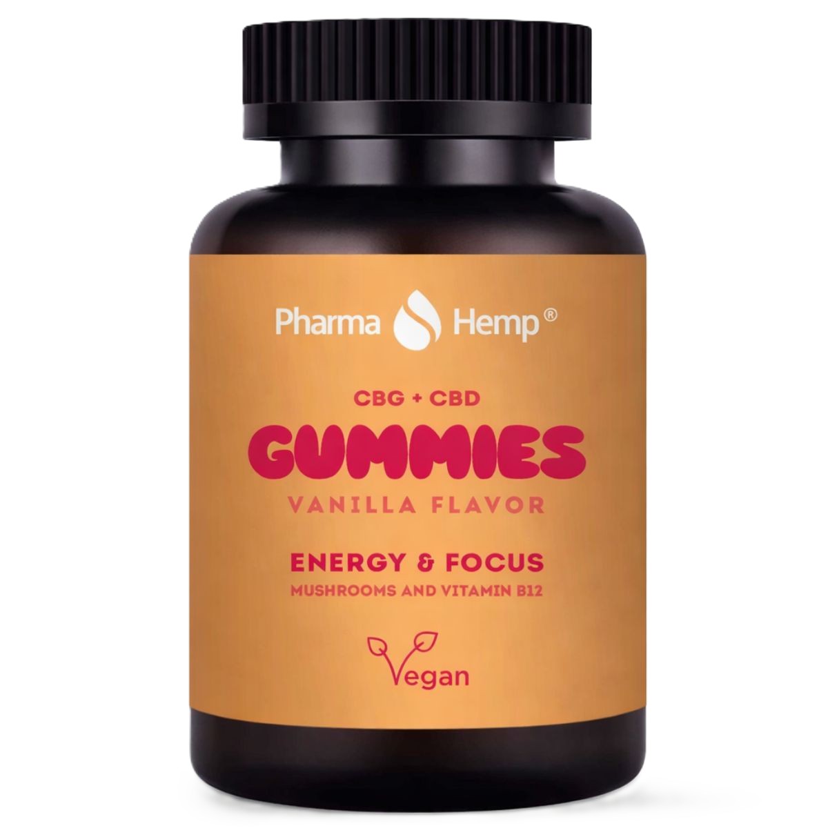 364046 - 472 Pharma Hemp CBG CBD Gummies Vanilla Flavor 30pcsjar
