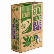 cannabis blueberry hemp chewingums thc free 20packs display 2