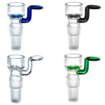Glas Bong Kopf Mit Sieb Doppelte Größe 14 mm Und 18 mm Bong Glass Bowl Holder with Screen Dual Size 14mm and 18mm
