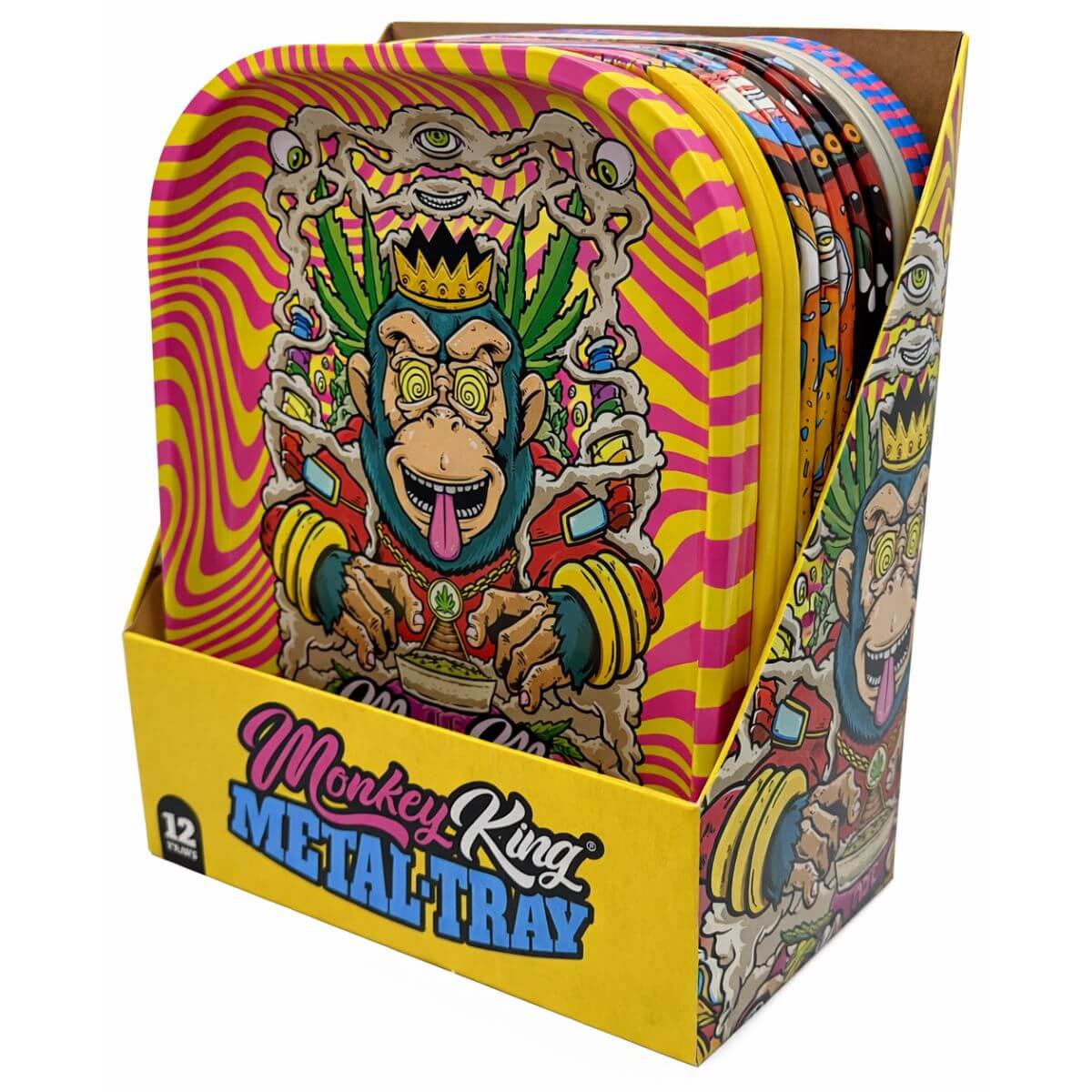 Monkey King Rolling Tray (12pcsdisplay) Monkey King Rolling Tray 12pcsdisplay