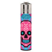 Clipper Lighters Classic Large Marked Skulls 24pcsdisplay 3