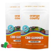 Orange County CBD Gummy Cubes Mixed Fruit Flavour Large Bag