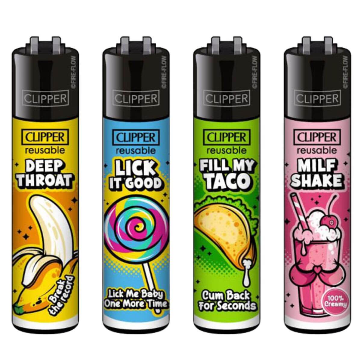 Clipper Classic Large Porn Slogan 10 (48 Stück/Display) Clipper Classic Large Porn Slogan 10 (48 Stück/Display)
